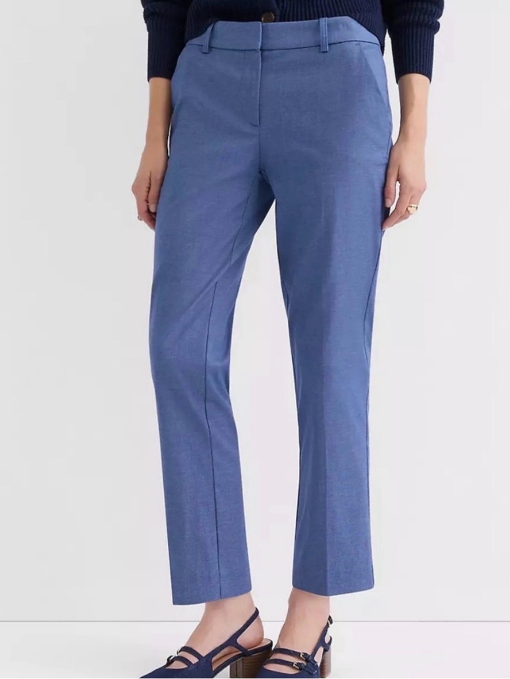 LOFT Riviera Slim Pants - Blue